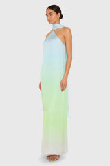 Ashton Maxi in Blue Ombre