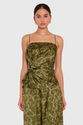 Maci Top in Christina Print