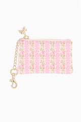 Case-Mate x LoveShackFancy Keychain Wallet- Blooming Heirloom