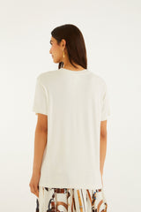 Off-White Equestrian Short Sleeve T-Shirt