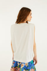 Off-White Fishing Dreams Padded Shoulder T-Shirt