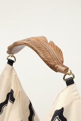 Off-White Flowers Satin Medium Scarf Bag