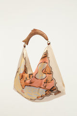 Off-White Landscape Satin Small Scarf Bag