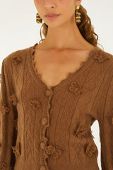 Richelieu 3D Butterflies Knit Cardigan
