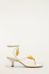Shell Kitten Heel