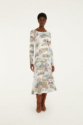 Toile De Rio Textured Midi Dress