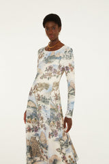 Toile De Rio Textured Midi Dress