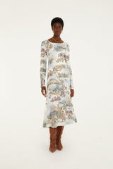 Toile De Rio Textured Midi Dress