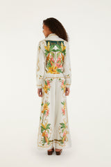 Tropical Royalty Off-White Pants