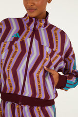 Zig Zag Stripes Lilac Adidas Tiro Jacket