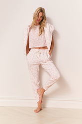 Lolana Floral Cotton Sweatpants