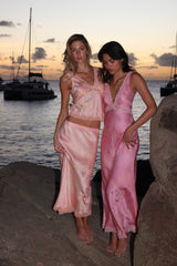 Aubrette Silk-Blend Maxi Skirt