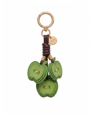 Apple Slice Bag Charm - Green