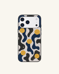 Abstract Spot Artificial Crystal Phone Case - Multi Color