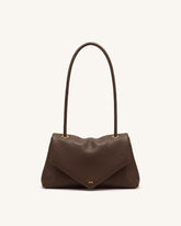 Maya Envelope Shoulder Bag - Brown