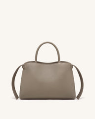 Ella Structured Tote - Taupe