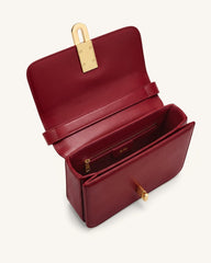 Evania Lock Shoulder Bag - Red