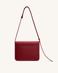 Evania Lock Shoulder Bag - Red