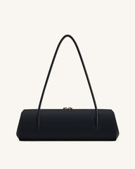 Nova Minimalist Shoulder Bag - Jet Black