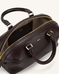 Arlo Top Handle Bag - Dark Brown