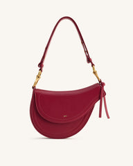 Ashlie Crossbody Bag - Burgundy