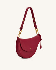 Ashlie Crossbody Bag - Burgundy