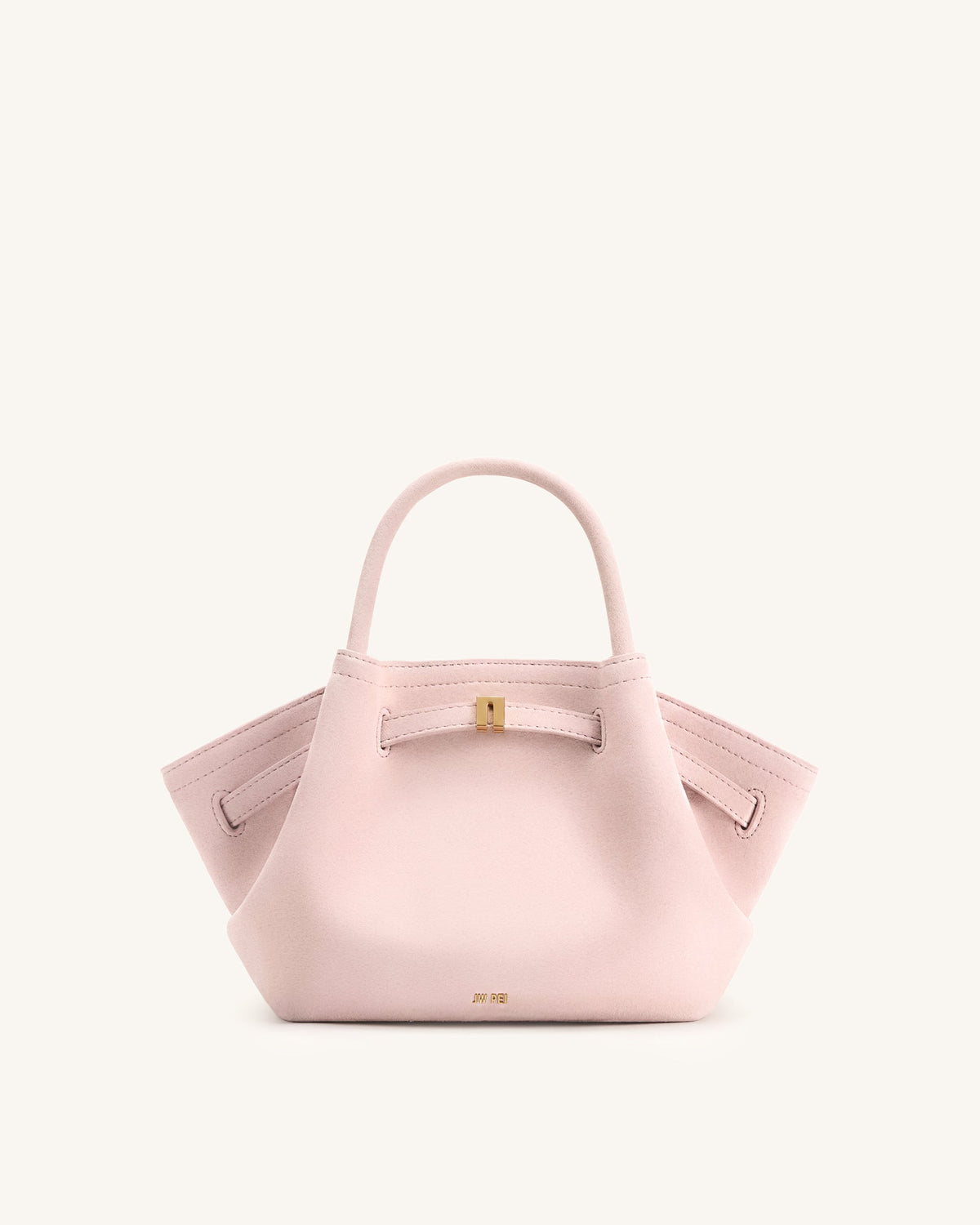 Hana Mini Faux Suede Tote Bag - Pink
