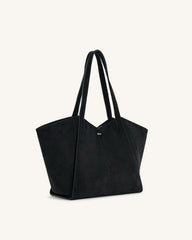 Kiana Large Capacity Tote Bag - Black