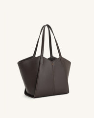 Kiana Large Capacity Tote Bag - Caramel
