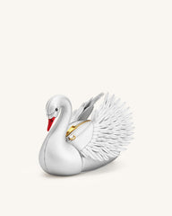 Alani Swan Shaped Crossbody Bag - Silver