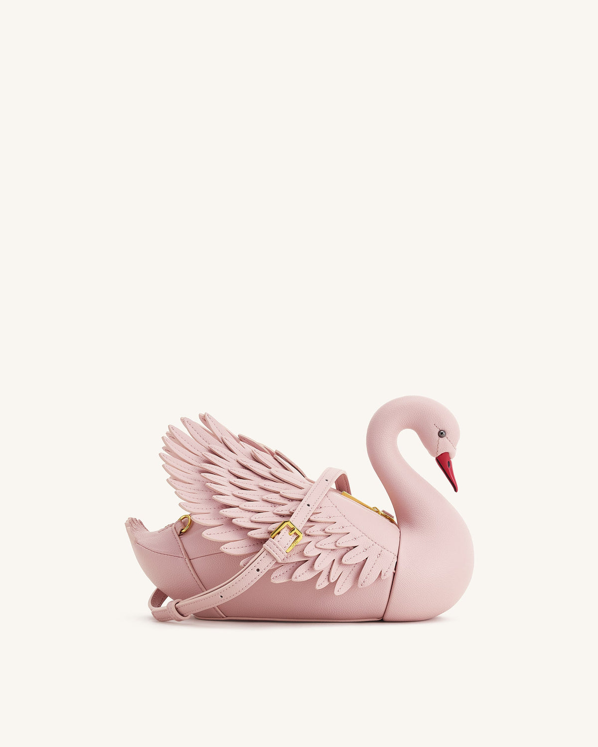 Alani Swan Shaped Crossbody Bag - Light Pink