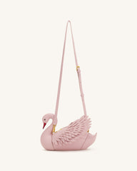 Alani Swan Shaped Crossbody Bag - Light Pink