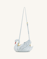 Alani Swan Shaped Crossbody Bag - Light Blue
