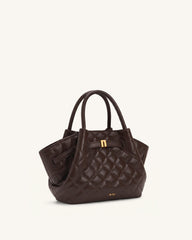 Hana Mini Tote Bag - Dark Chocolate Brown