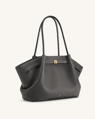 Hana Large Tote Bag - Dark Gray
