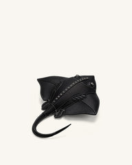 Odelle Manta Ray Crossbody Bag - Black