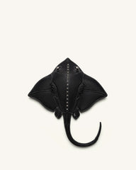 Odelle Manta Ray Crossbody Bag - Black