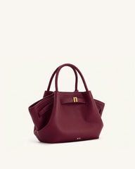 Hana Mini Tote Bag - Burgundy