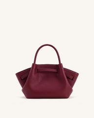 Hana Mini Tote Bag - Burgundy