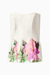 Azelie Off The Shoulder Mini Dress in White