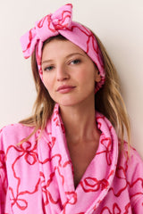 Bow Print Face Wash Beauty Headband