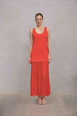 CURAAE Etoile Maxi Dress in Red