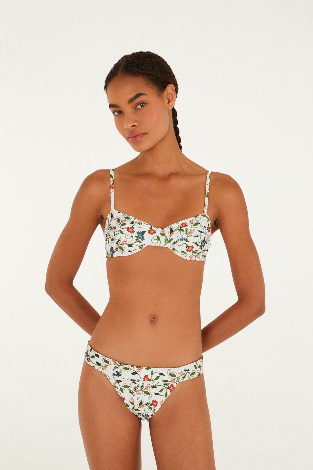 Off-White Stitched Garden Band Bikini Bottom - Full