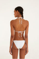 Off-White Stitched Garden Tie Side Bikini Bottom