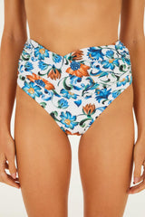 Off-White Flora Tile Hot Pants Bikini Bottom