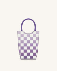 FEI Gradient Checkerboard Phone Bag - Purple