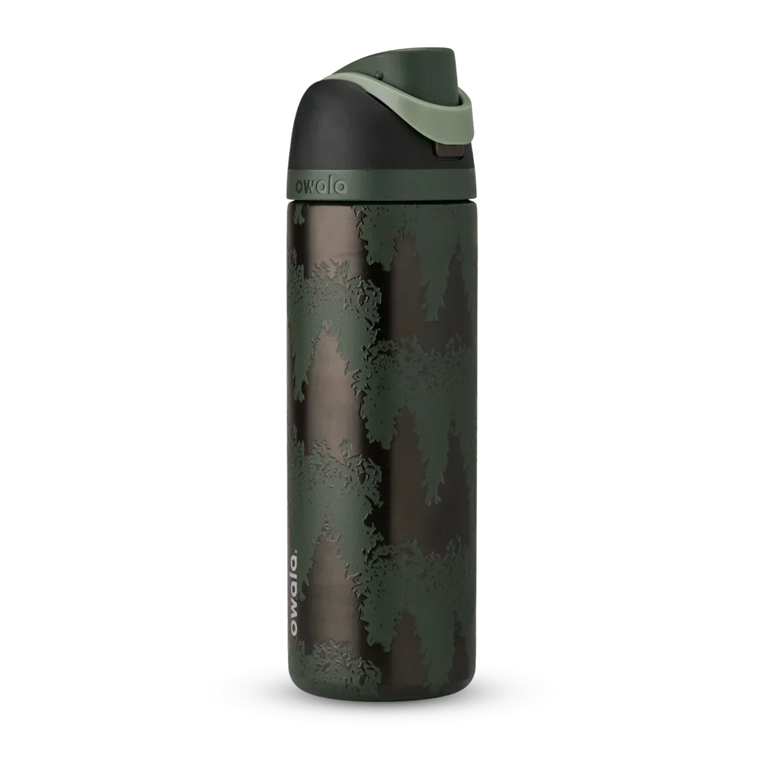 Owala Merry Bright Spruce the Hall 24oz Stainless Steel FreeSip Water Bottle