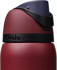 Owala 32 oz. FreeSip Stainless Steel Water Bottle Burgundy Bay
