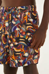 Multicolor Flying Toucans Shorts