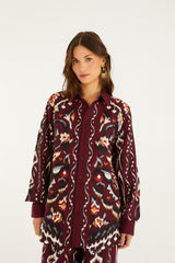 Sand Ainika Pineapple Ikat Shirt